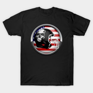 American Football Skull T-Shirt